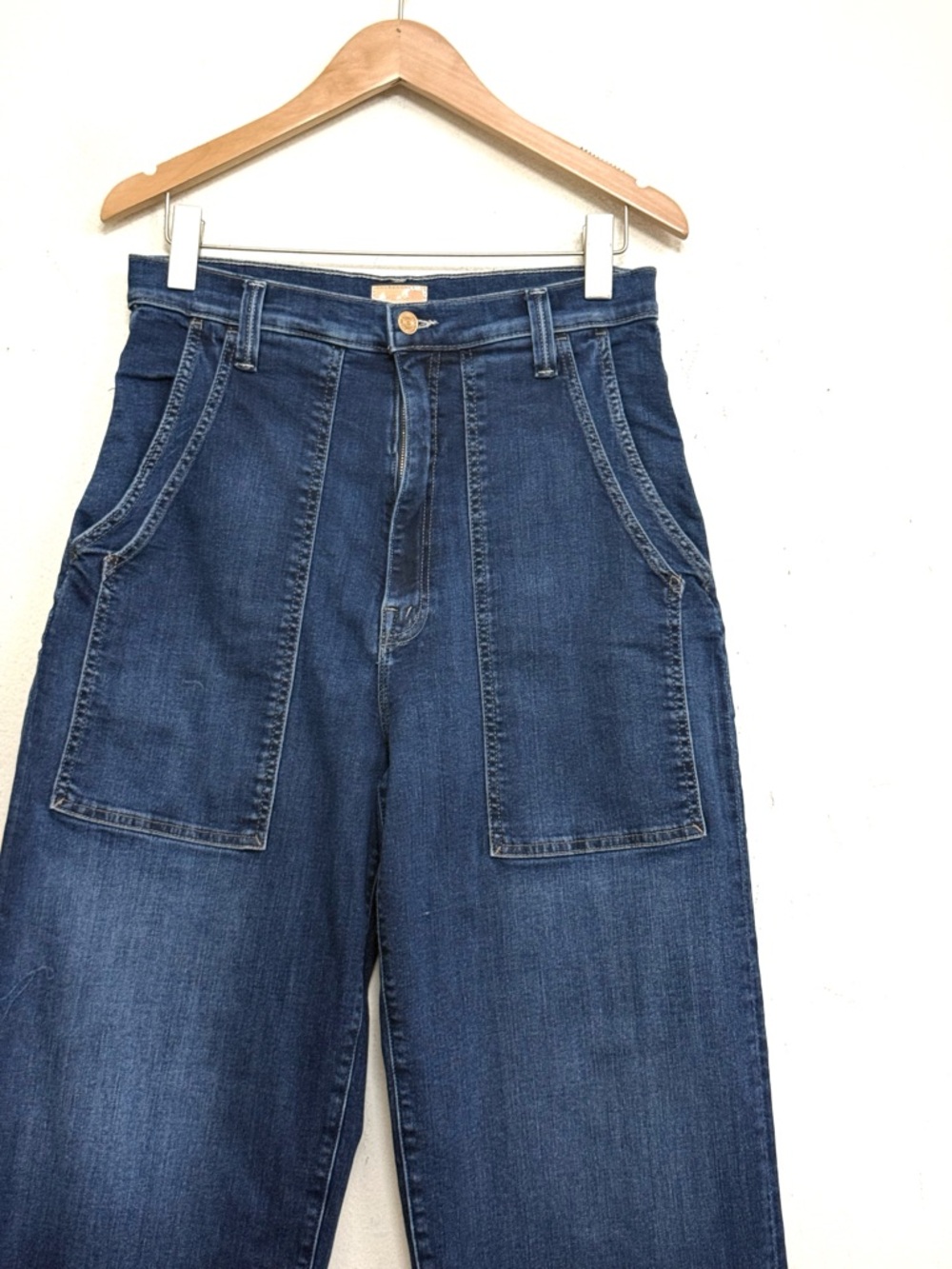 NWT MOTHER The Quarter Breaker Flood Jean in Howdy Size 29 - Picture 10 of 16